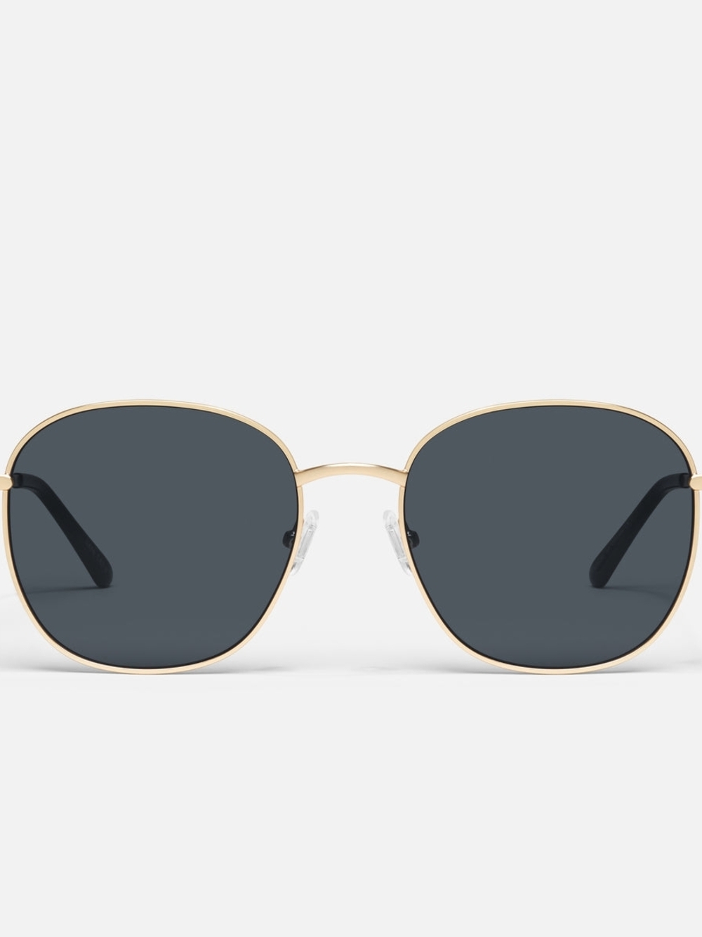 Quay Australia Jezabel Black Lens Gold Frame Sunglasses